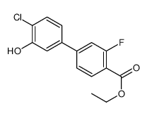 ethyl 4-(4-chloro-3-hydroxyphenyl)-2-fluorobenzoate Structure