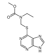 S6-(N-ethyl-N-methoxycarbonyl)aminomethyl-6-mercaptopurine Structure