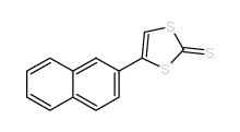 4-(2-Naphthyl)-1,3-dithiol-2-thione Structure