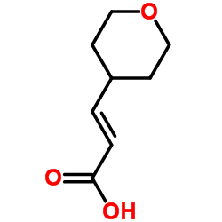 (E)-3-(tetrahydro-2H-pyran-4-yl)acrylic acid结构式