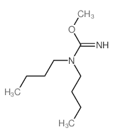 Carbamimidic acid,N,N-dibutyl-, methyl ester结构式