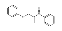 3-phenylthio-2-phenylsulphinylprop-1-ene Structure