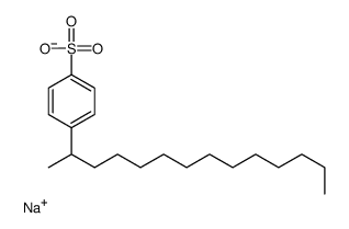 sodium,4-tetradecan-2-ylbenzenesulfonate结构式