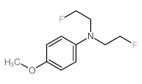 Benzenamine,N,N-bis(2-fluoroethyl)-4-methoxy-结构式