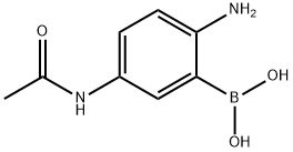 5-Acetamido-2-aminophenylboronic acid structure