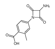 4-(3-amino-2-oxoazetidinonyl-1)methylbenzoic acid structure