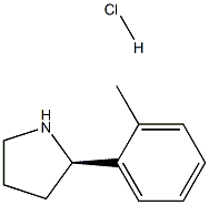 (R)-2-(o-Tolyl)pyrrolidine hydrochloride Structure