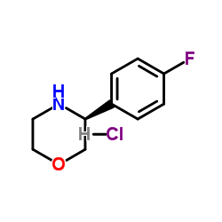 (S)-3-(4-Fluorophenyl)morpholine hydrochloride Structure