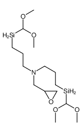 3-(dimethoxymethylsilyl)-N-[3-(dimethoxymethylsilyl)propyl]-N-(oxiran-2-ylmethyl)propan-1-amine结构式