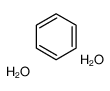 benzene,dihydrate Structure