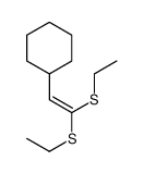 2,2-bis(ethylsulfanyl)ethenylcyclohexane结构式