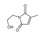 1-(2-hydroxyethyl)-3-methylpyrrole-2,5-dione Structure