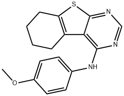 N-(4-methoxyphenyl)-5,6,7,8-tetrahydro-[1]benzothiolo[2,3-d]pyrimidin-4-amine Structure
