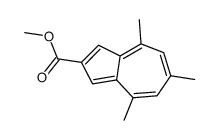 methyl 4,6,8-trimethylazulene-2-carboxylate结构式