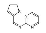 N-pyrimidin-2-yl-1-thiophen-2-ylmethanimine Structure