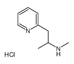 N-methyl-1-pyridin-2-ylpropan-2-amine,hydrochloride结构式
