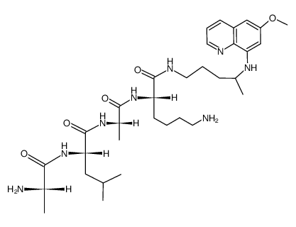 Ala-Leu-Ala-Lys-primaquine Structure