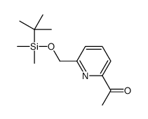 1-[6-[[tert-butyl(dimethyl)silyl]oxymethyl]pyridin-2-yl]ethanone结构式