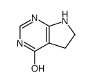 4H-Pyrrolo[2,3-d]pyrimidin-4-one, 1,5,6,7-tetrahydro- (9CI)结构式