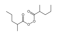 2-methylpentanoyl 2-methylpentaneperoxoate Structure