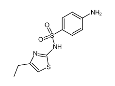 sulfanilic acid-(4-ethyl-thiazol-2-ylamide) Structure