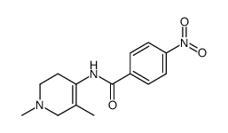 N-(1,5-dimethyl-3,6-dihydro-2H-pyridin-4-yl)-4-nitrobenzamide Structure