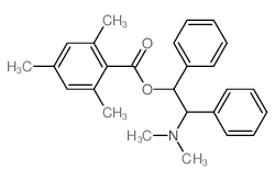 (2-dimethylamino-1,2-diphenyl-ethyl) 2,4,6-trimethylbenzoate structure