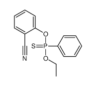 2-[ethoxy(phenyl)phosphinothioyl]oxybenzonitrile Structure