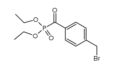 diethyl ((4-(α-bromomethyl)phenyl)oxomethyl)phosphonate结构式