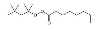 2,4,4-trimethylpentan-2-yl octaneperoxoate结构式