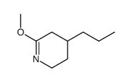 Pyridine, 2,3,4,5-tetrahydro-6-methoxy-4-propyl- (9CI) Structure