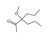 3-methoxy-3-propylhexan-2-one结构式