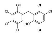 6-(2-Hydroxy-3,5,6-trichlorobenzyl)-2,3,4-trichlorophenol Structure
