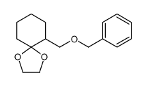 6-(phenylmethoxymethyl)-1,4-dioxaspiro[4.5]decane Structure