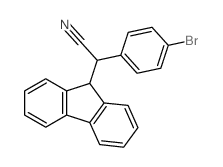 2-(4-bromophenyl)-2-(9H-fluoren-9-yl)acetonitrile结构式
