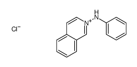 N-phenylisoquinolin-2-ium-2-amine,chloride结构式