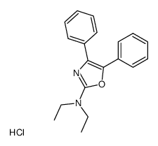 (4,5-diphenyl-oxazol-2-yl)-diethyl-amine, hydrochloride结构式