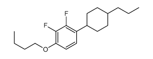 trans-2,3-difluror-4-(4-propylcyclohexyl)butoxybenzene Structure