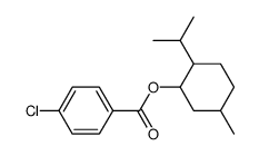 (1R,2S,5R)-(-)-menthyl 4-chlorobenzoate结构式