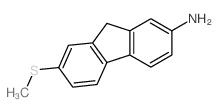 9H-Fluoren-2-amine,7-(methylthio)- structure