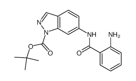 2-amino-N-(1-Boc-6-indazolyl)benzamide Structure