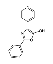 5-Hydroxy-2-phenyl-4-(4-pyridyl)oxazole Structure