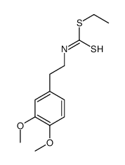 ethyl N-[2-(3,4-dimethoxyphenyl)ethyl]carbamodithioate结构式