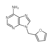 9-Furfuryladenine结构式