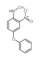 Benzenamine, N-methyl-2-nitro-4-phenoxy- structure