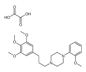 1-(2-methoxyphenyl)-4-[3-(3,4,5-trimethoxyphenyl)propyl]piperazine,oxalic acid Structure