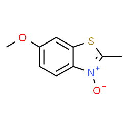 Benzothiazole, 6-methoxy-2-methyl-, 3-oxide (8CI) picture