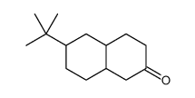 6alpha-tert-butyl-3,4,4abeta,5,6,7,8,8abeta-octahydronaphthalen-2(1H)-one结构式