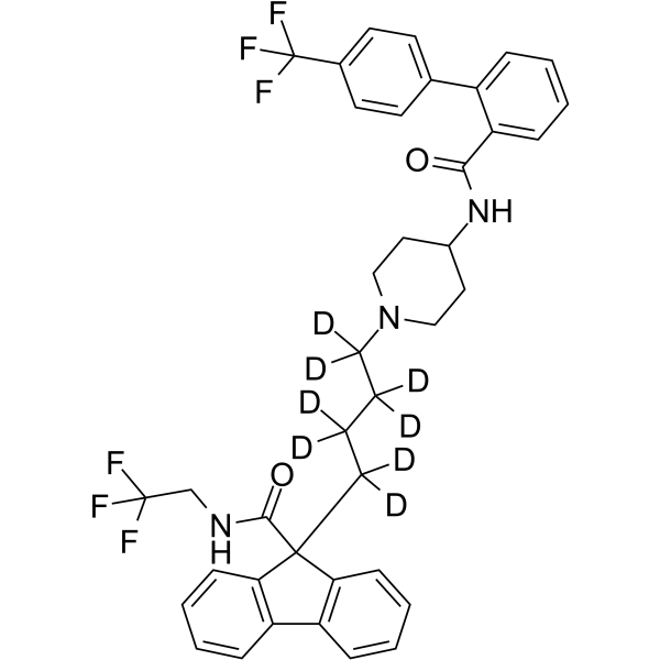 Lomitapide-d8 Structure