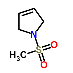 N-甲磺酰基-3-吡咯啉结构式